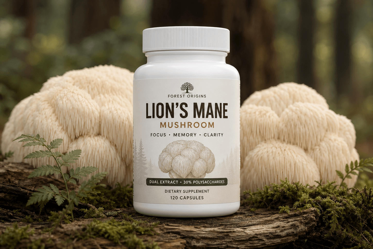 Lion's Mane Mushroom Capsules — cover